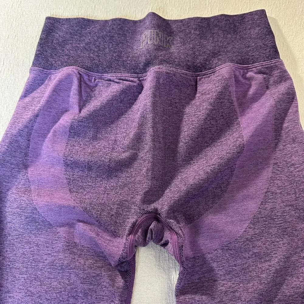 PINK Victoria's Secret Womens Medium Seamless High-Waisted mesh Leggings - Picture 2 of 12
